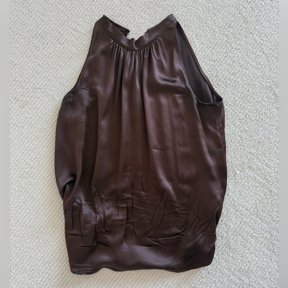 Quince Silk Halter Top - Small